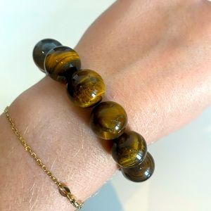 Tiger’s Eye Stone Quartz Bracelet